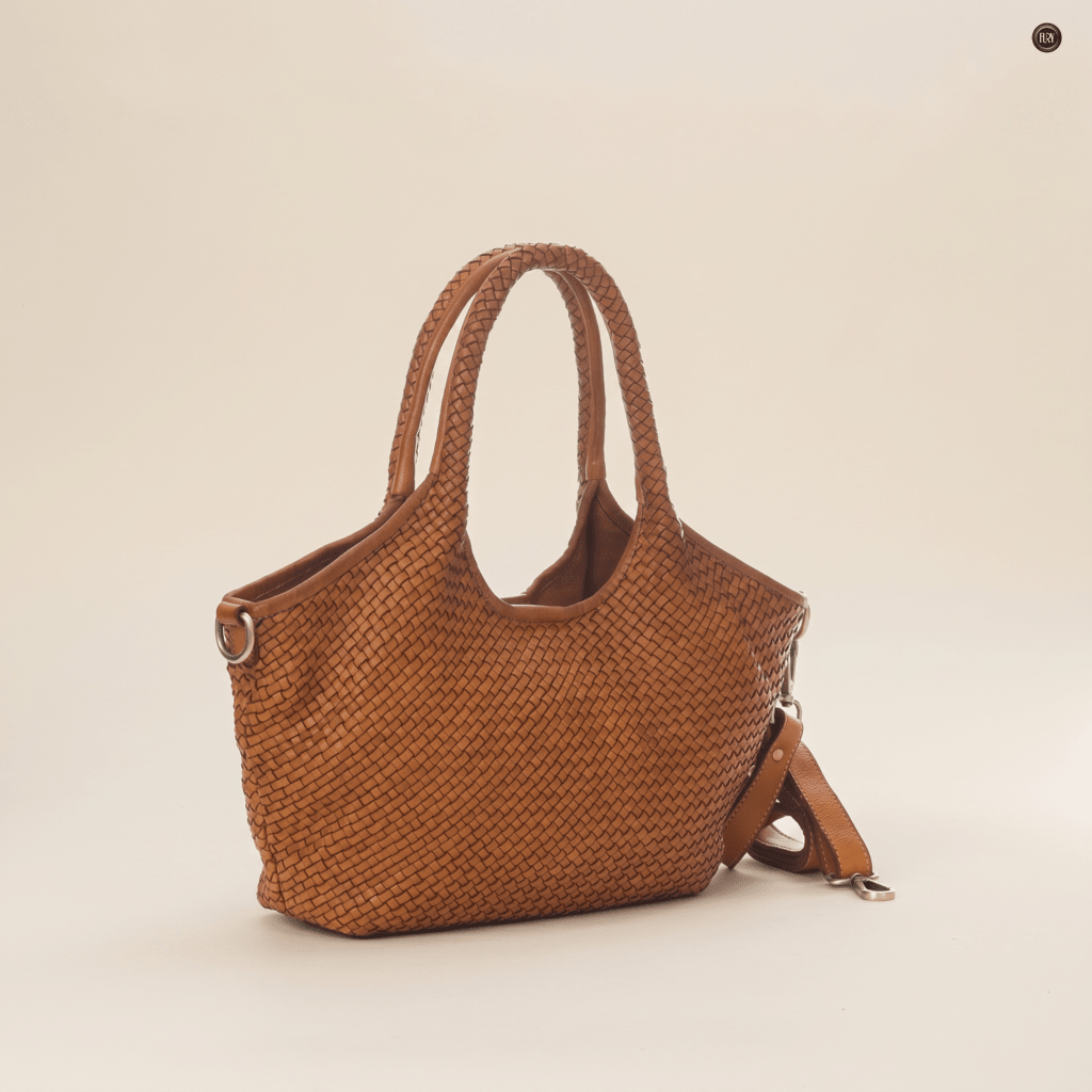 Borsa Nola in pelle intrecciata - Fury