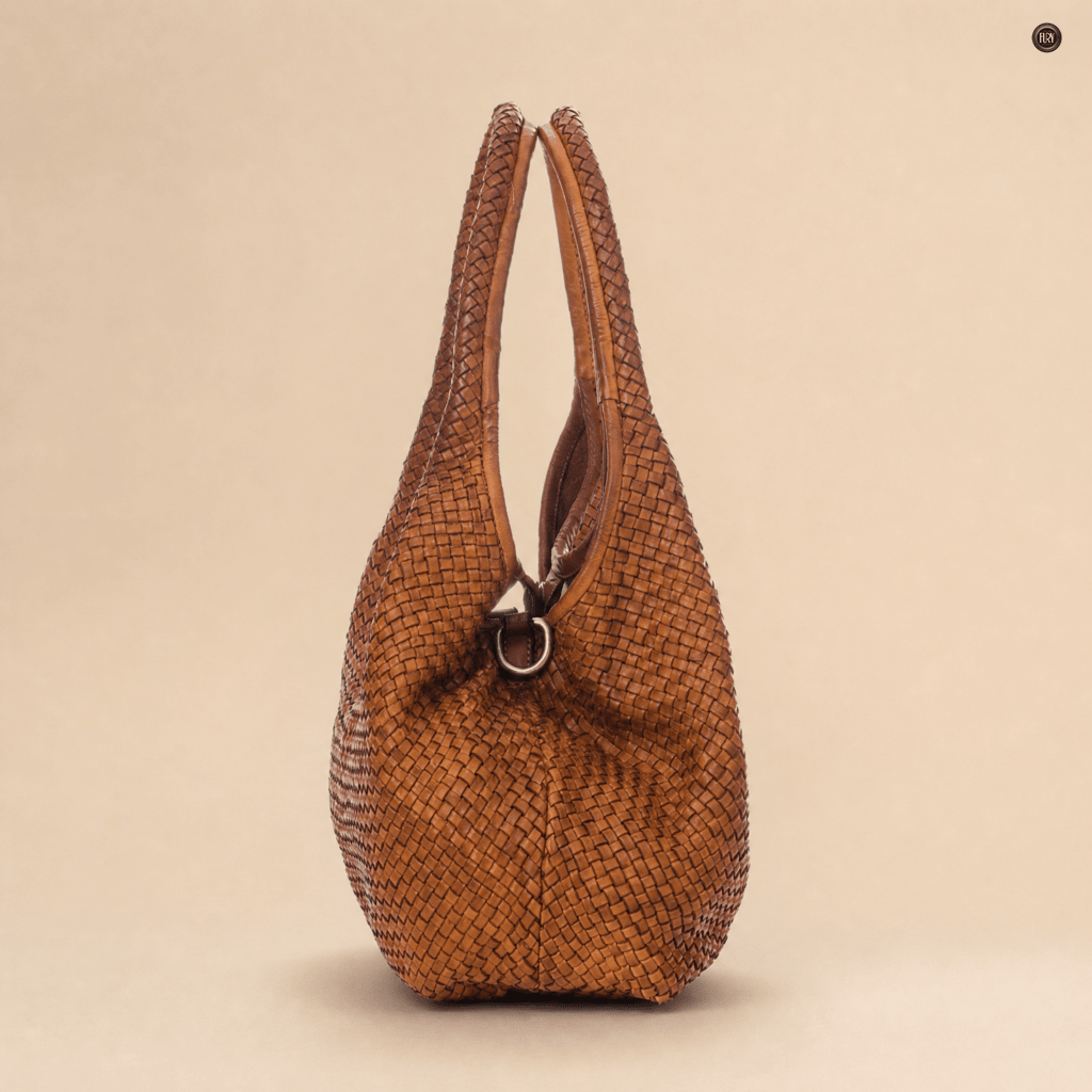 Borsa Nola Maxi in pelle intrecciata - Fury