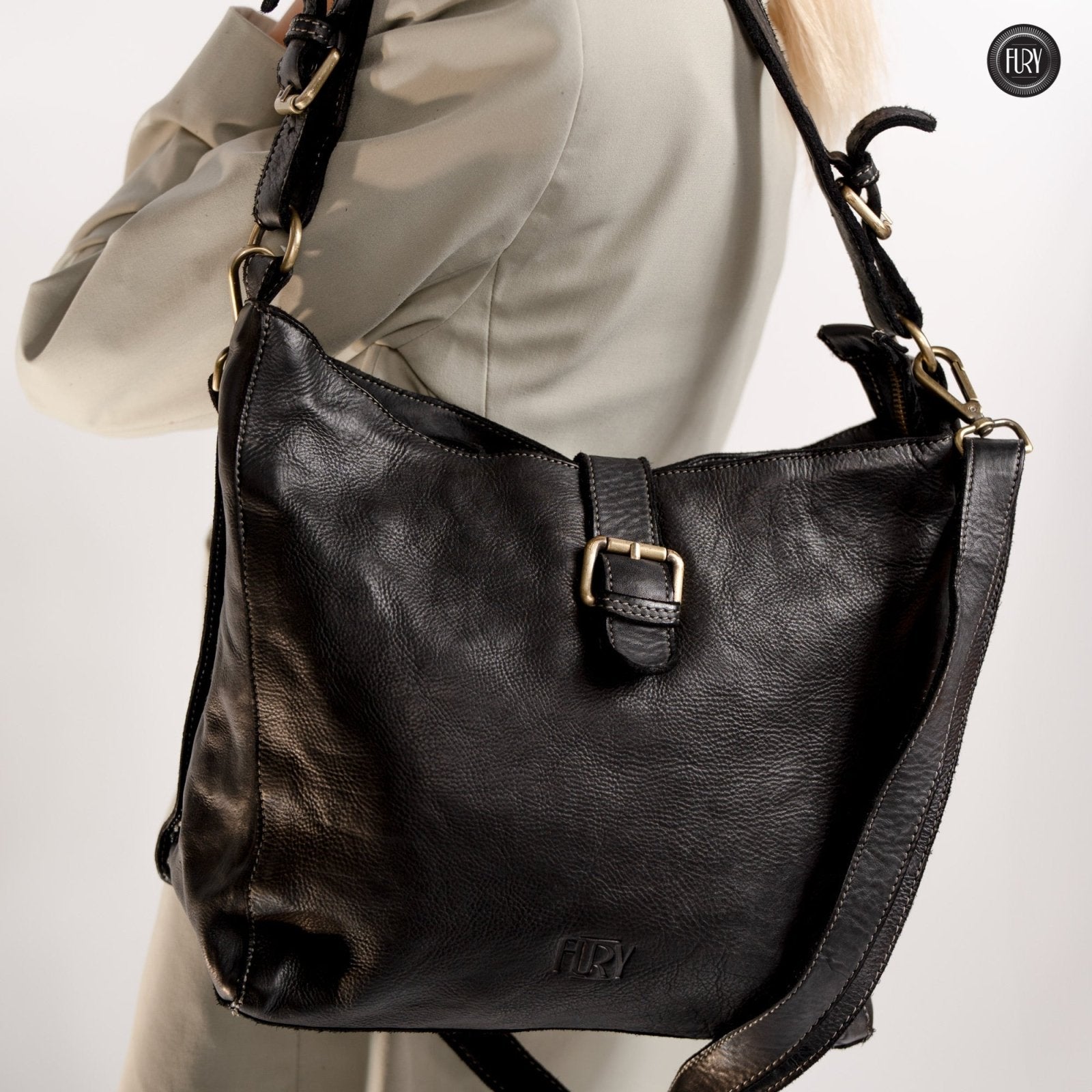 Borsa Sandy in pelle - Fury