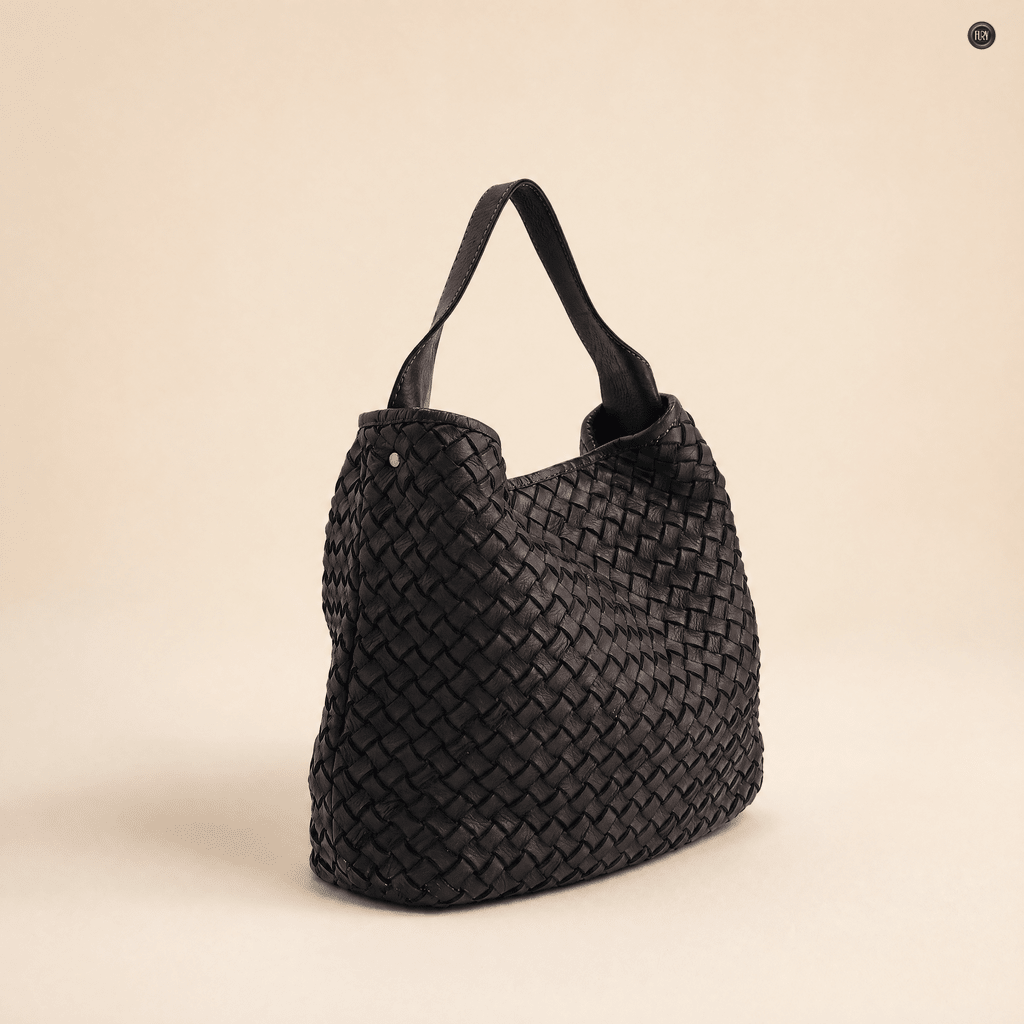 Borsa Sibilla Maxi in pelle intrecciata - Fury