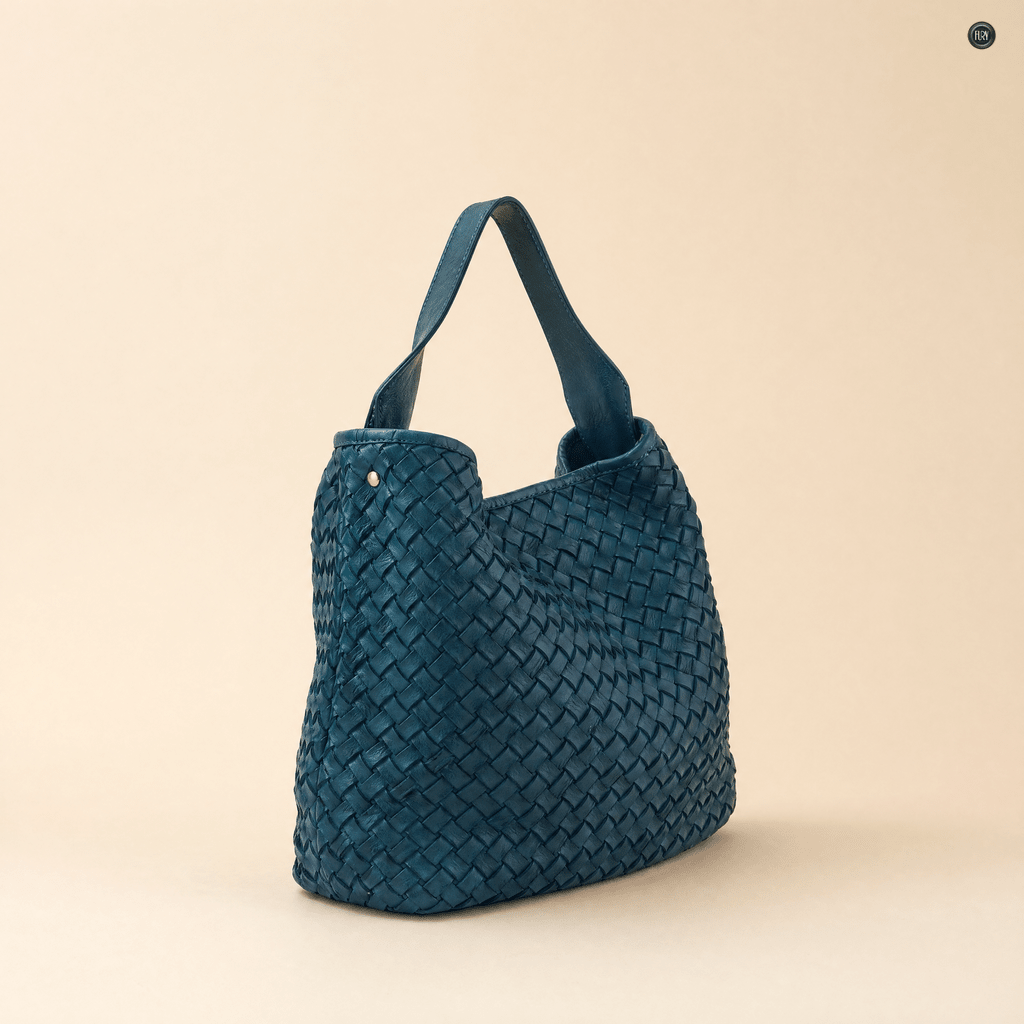 Borsa Sibilla Maxi in pelle intrecciata - Fury