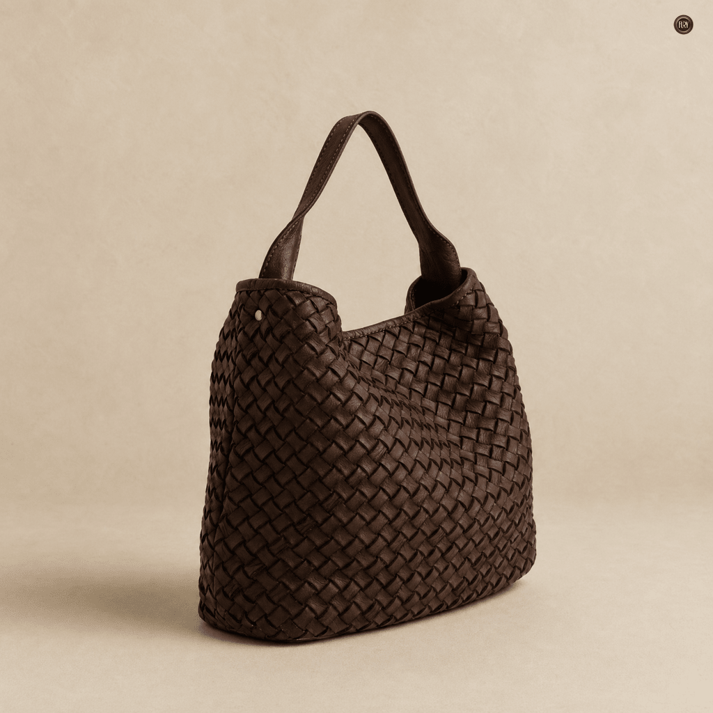 Borsa Sibilla Maxi in pelle intrecciata - Fury