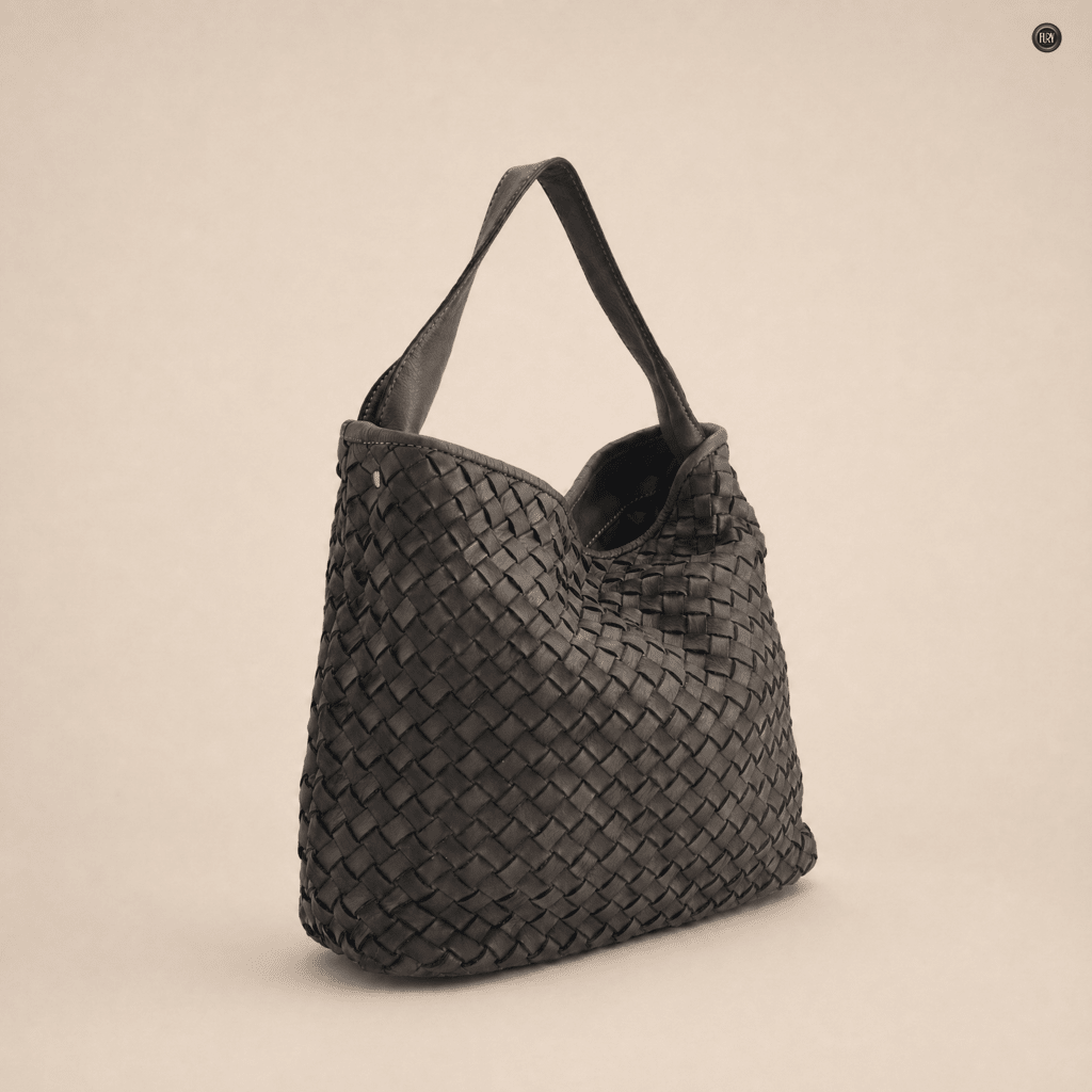 Borsa Sibilla Maxi in pelle intrecciata - Fury