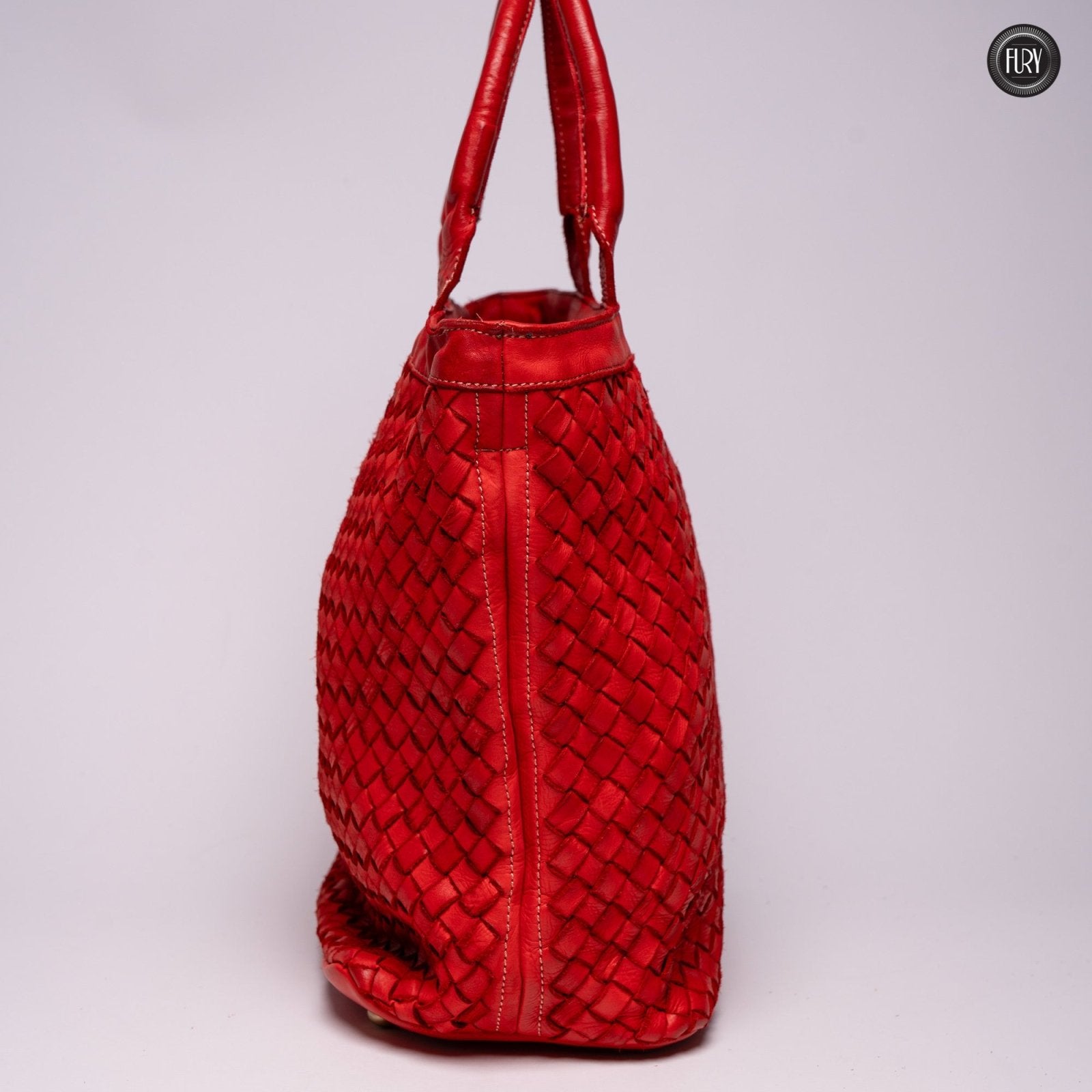 Borsa Virginia in pelle intrecciata - Fury