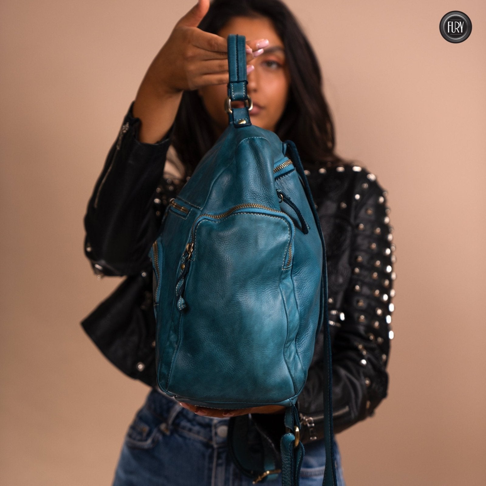 Zainetto Volterra in pelle - Fury