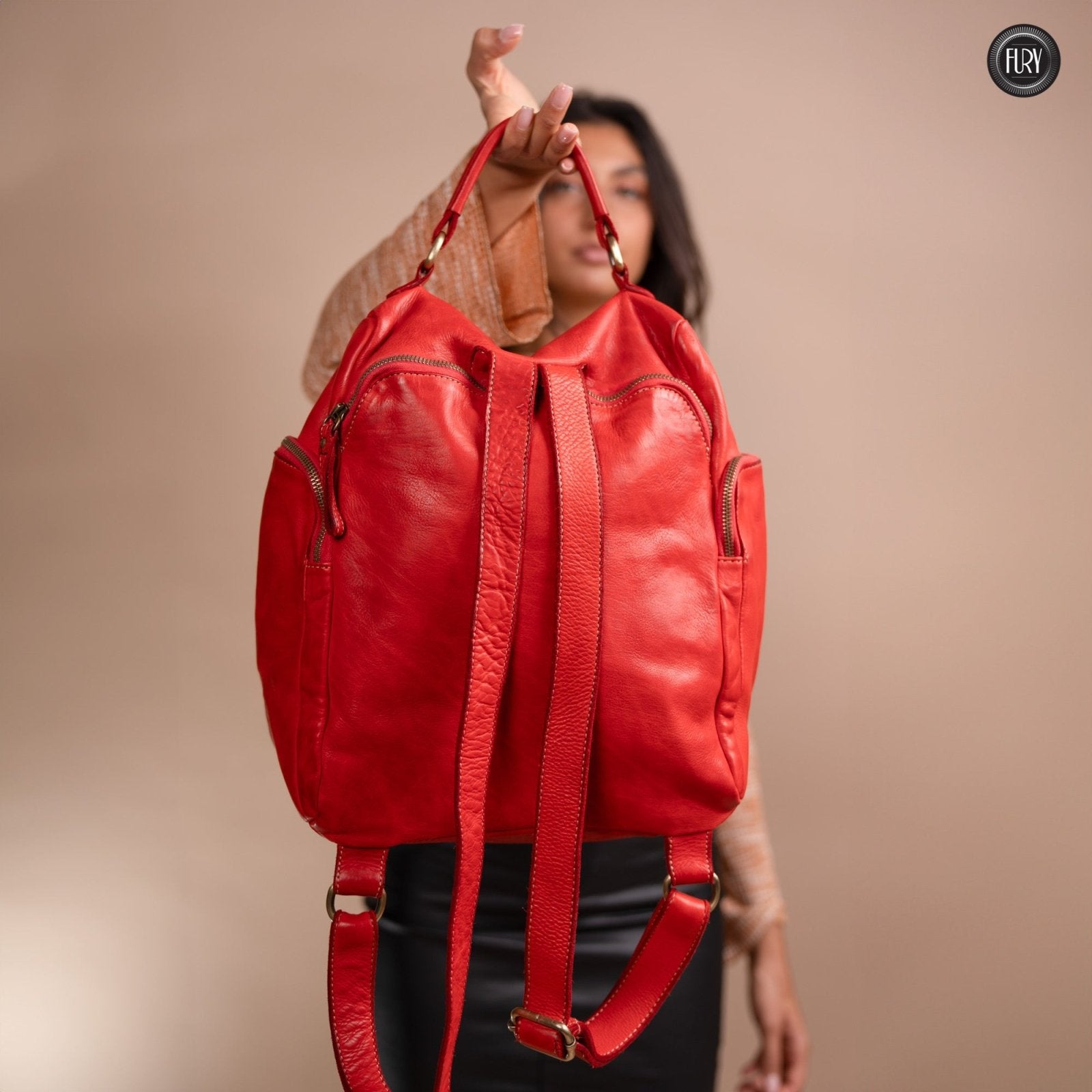 Zainetto Volterra in pelle - Fury