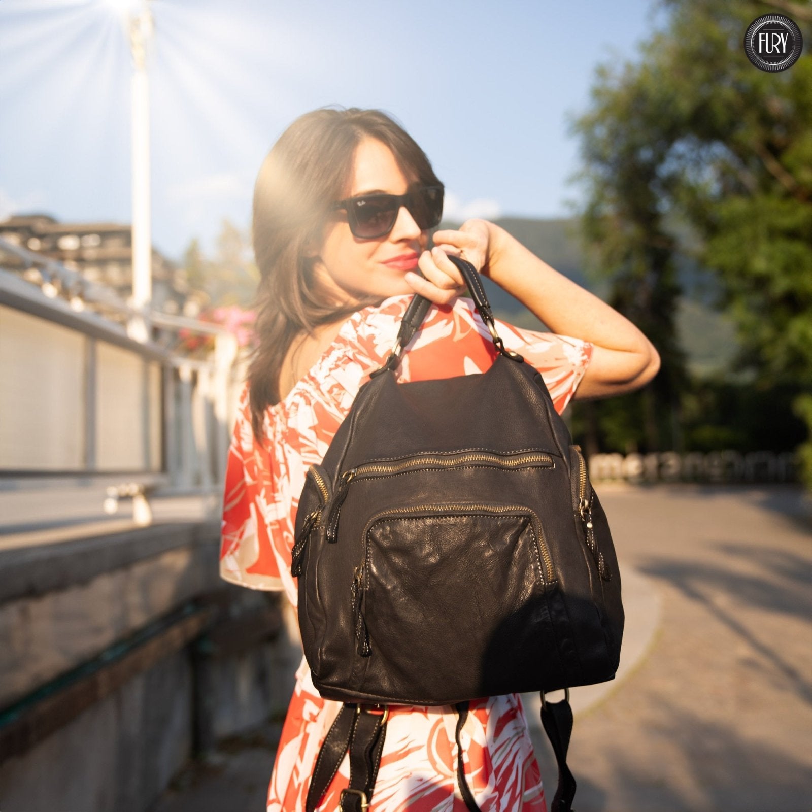 Zainetto Volterra in pelle - Fury