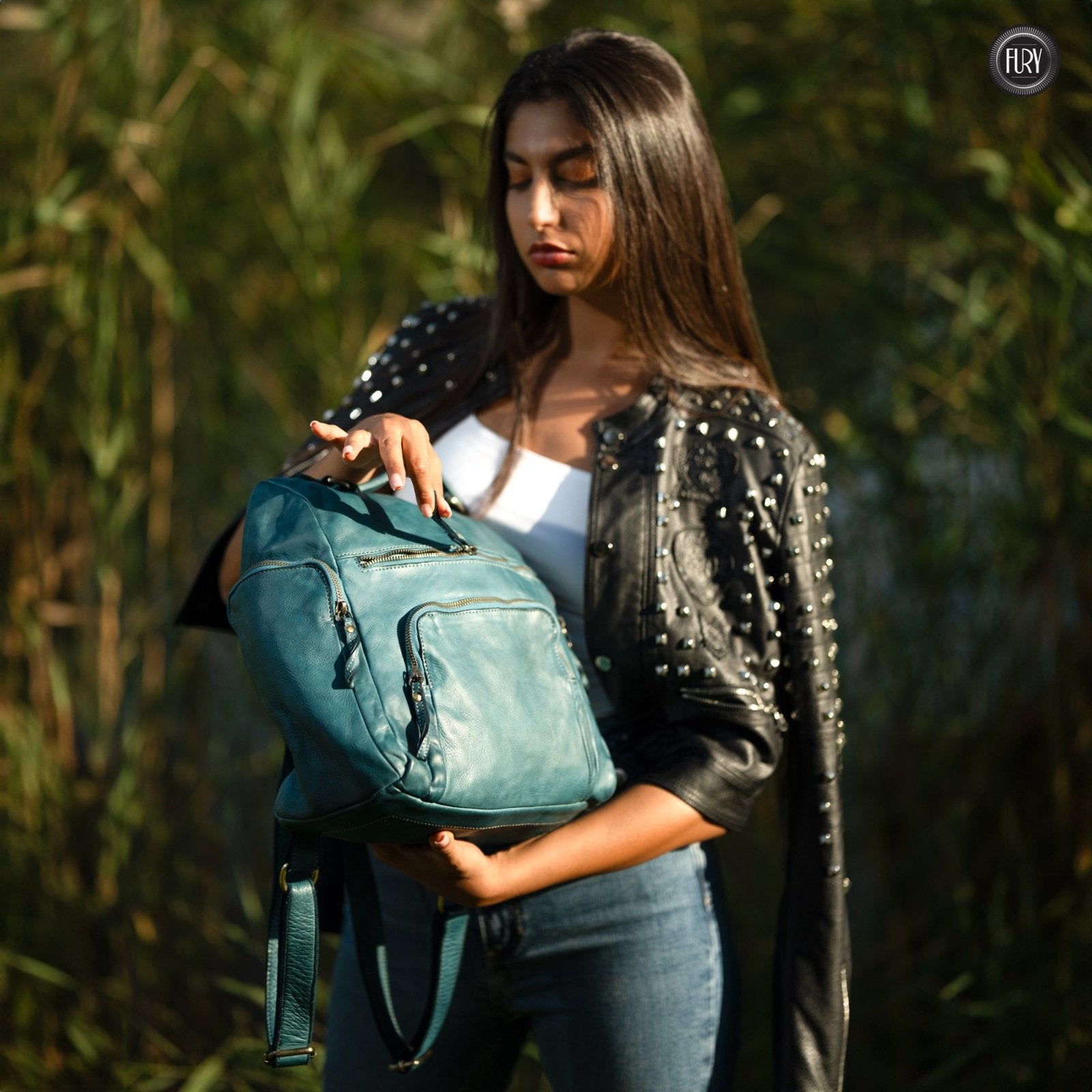 Zainetto Volterra in pelle - Fury