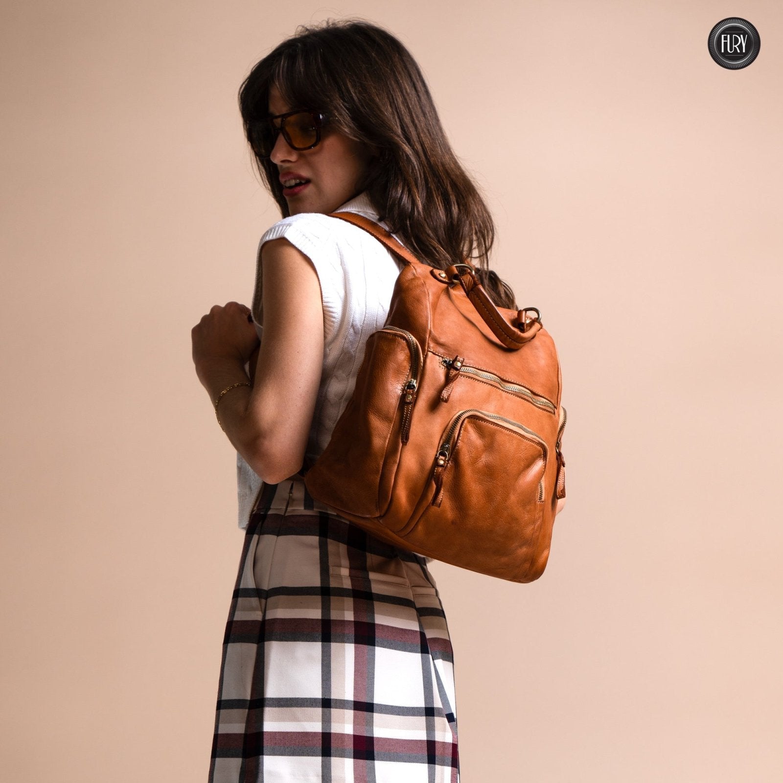 Zainetto Volterra in pelle - Fury