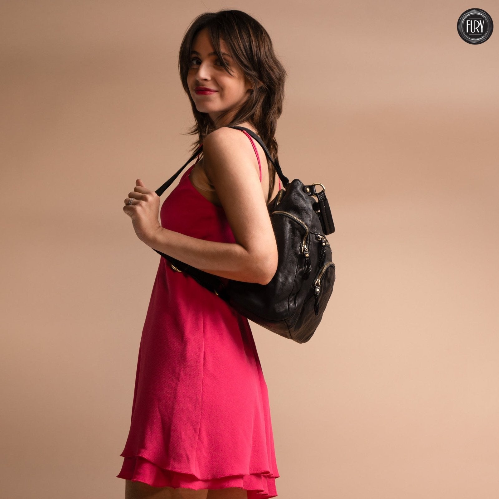 Zainetto Volterra in pelle - Fury