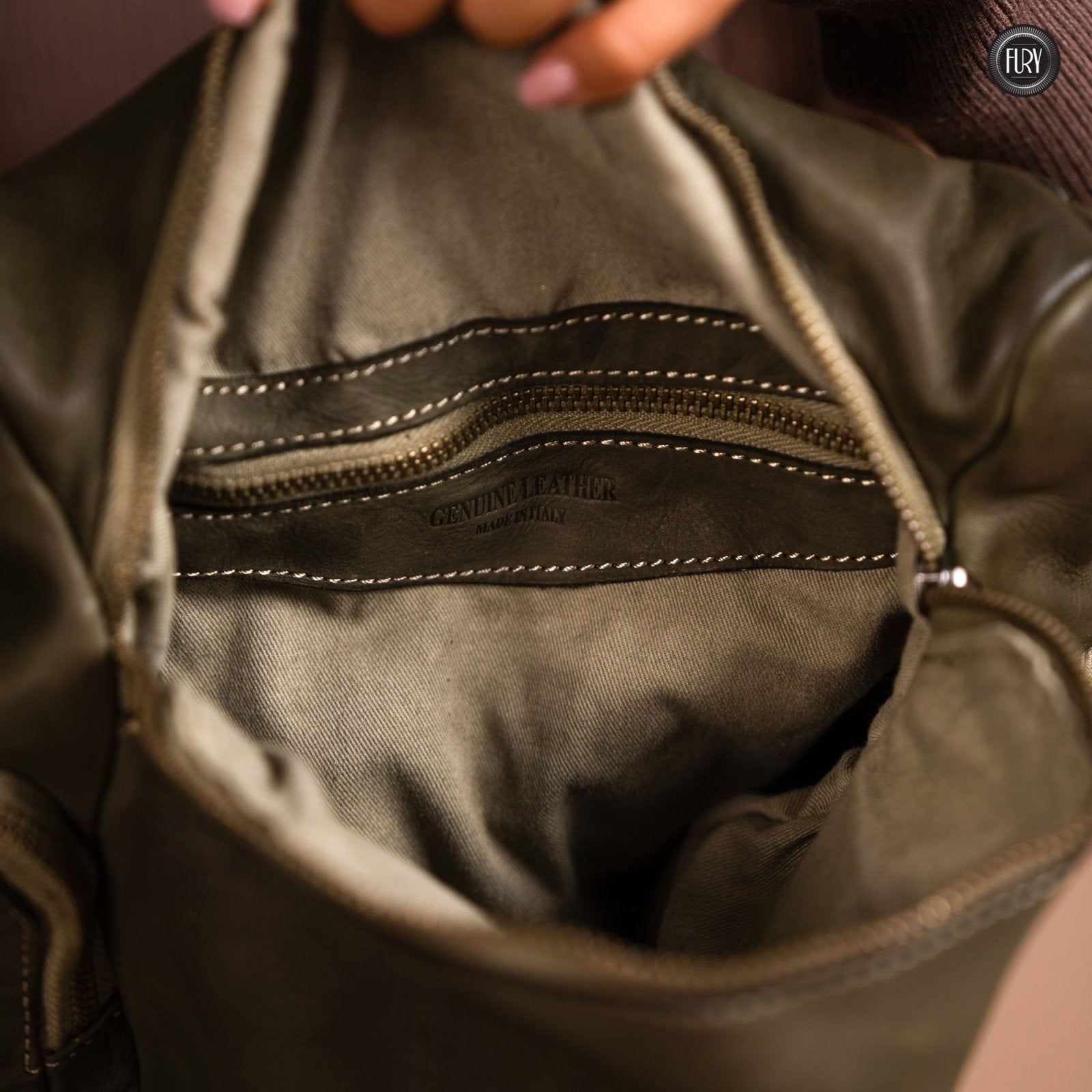 Zainetto Volterra in pelle - Fury