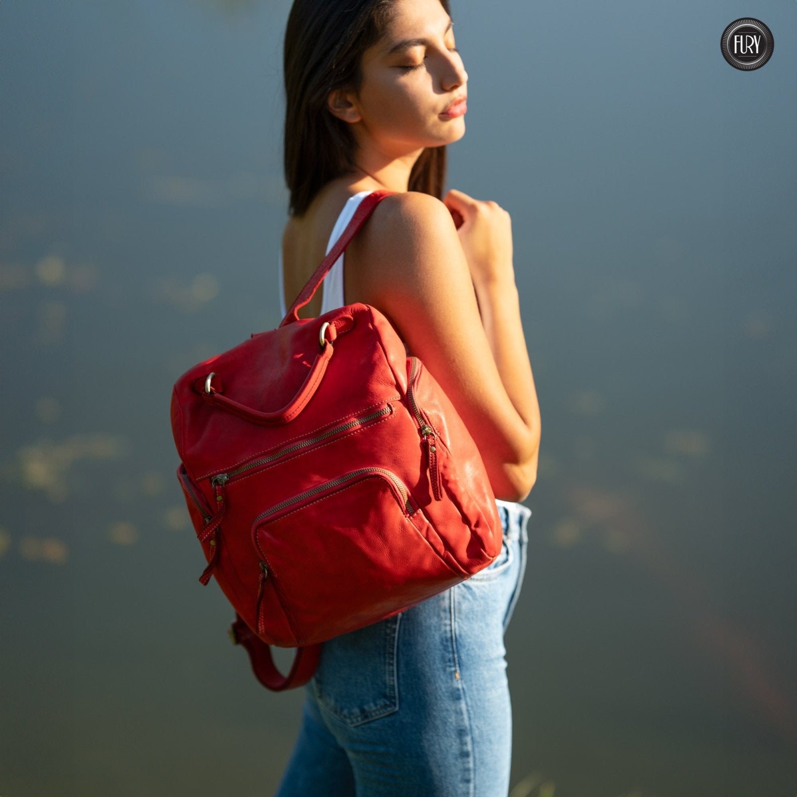 Zainetto Volterra in pelle - Fury