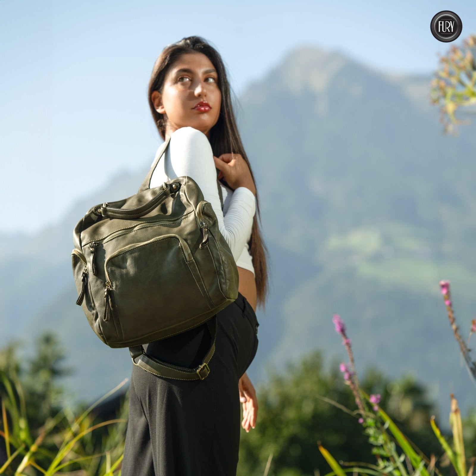 Zainetto Volterra in pelle - Fury