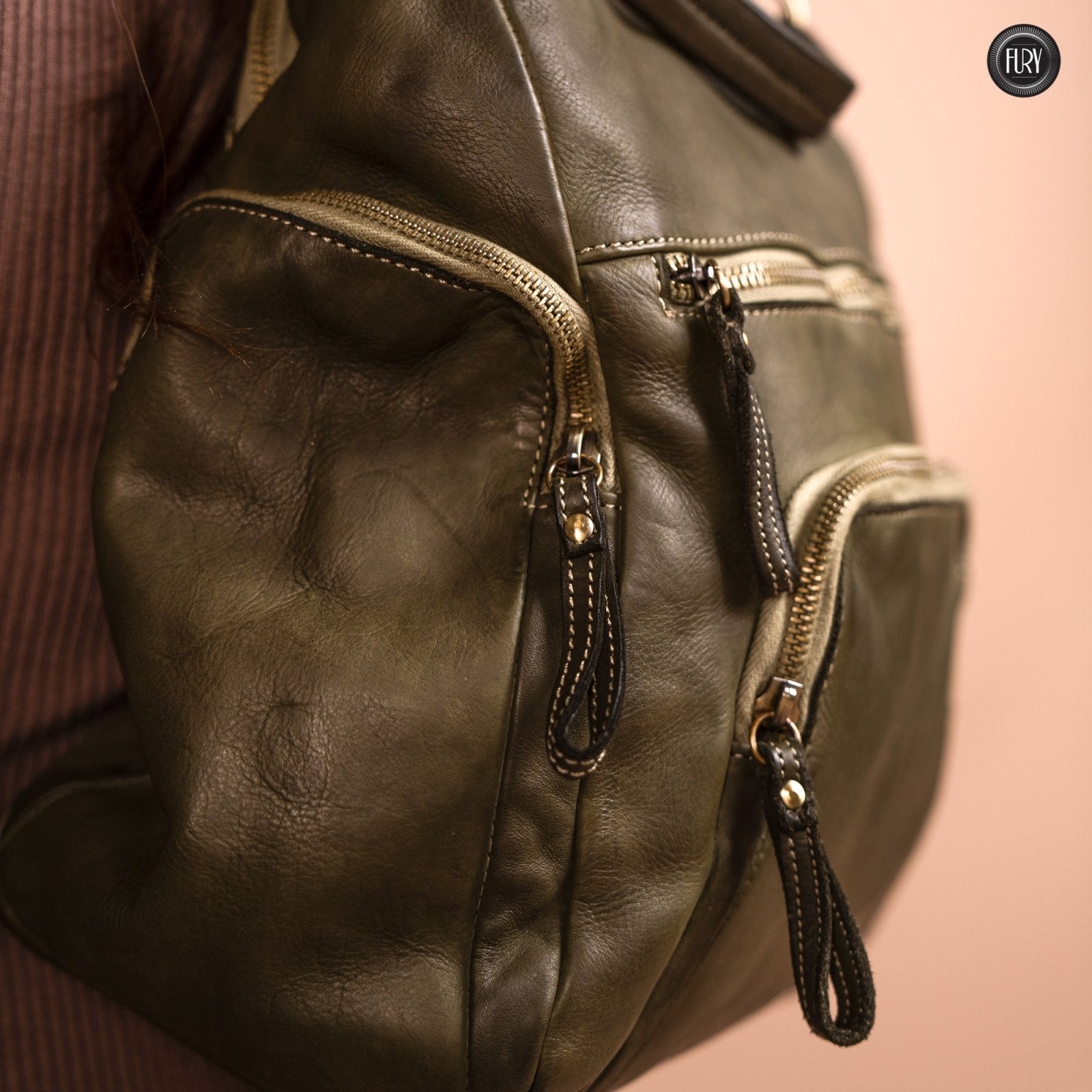 Zainetto Volterra in pelle - Fury