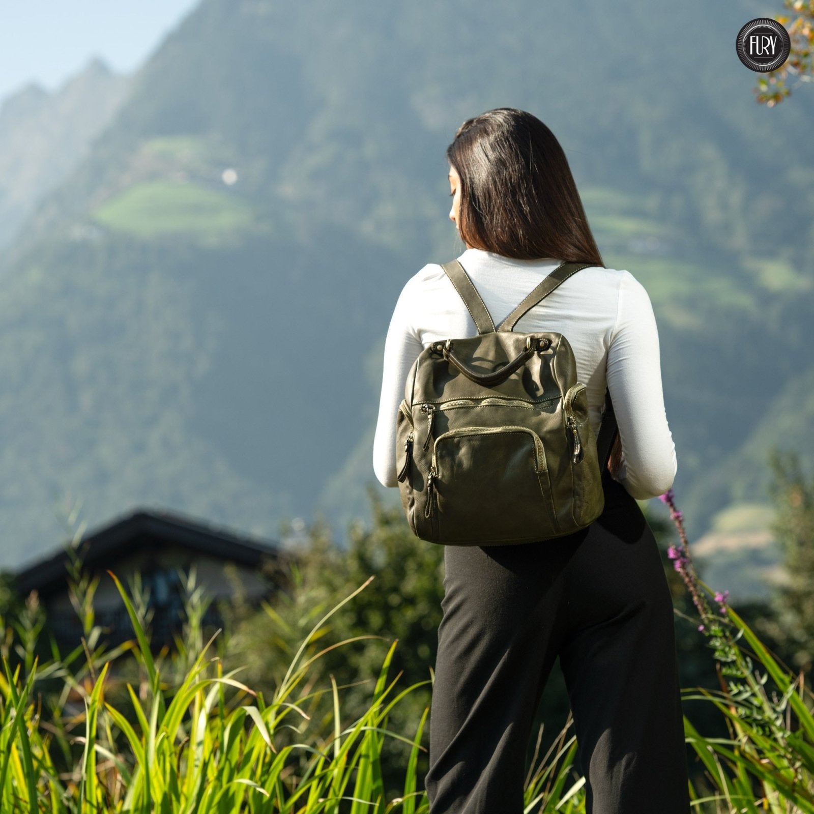 Zainetto Volterra in pelle - Fury