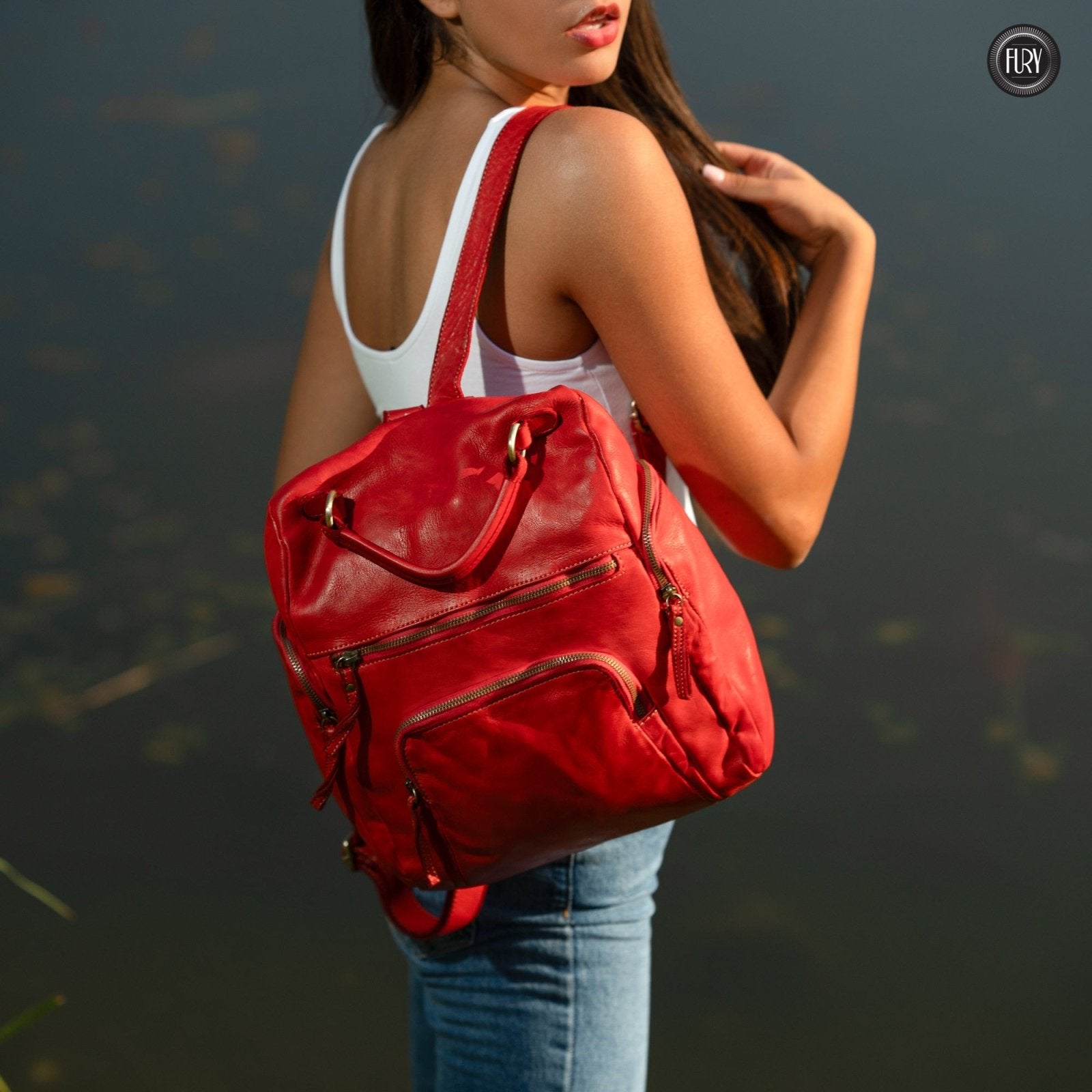 Zainetto Volterra in pelle - Fury