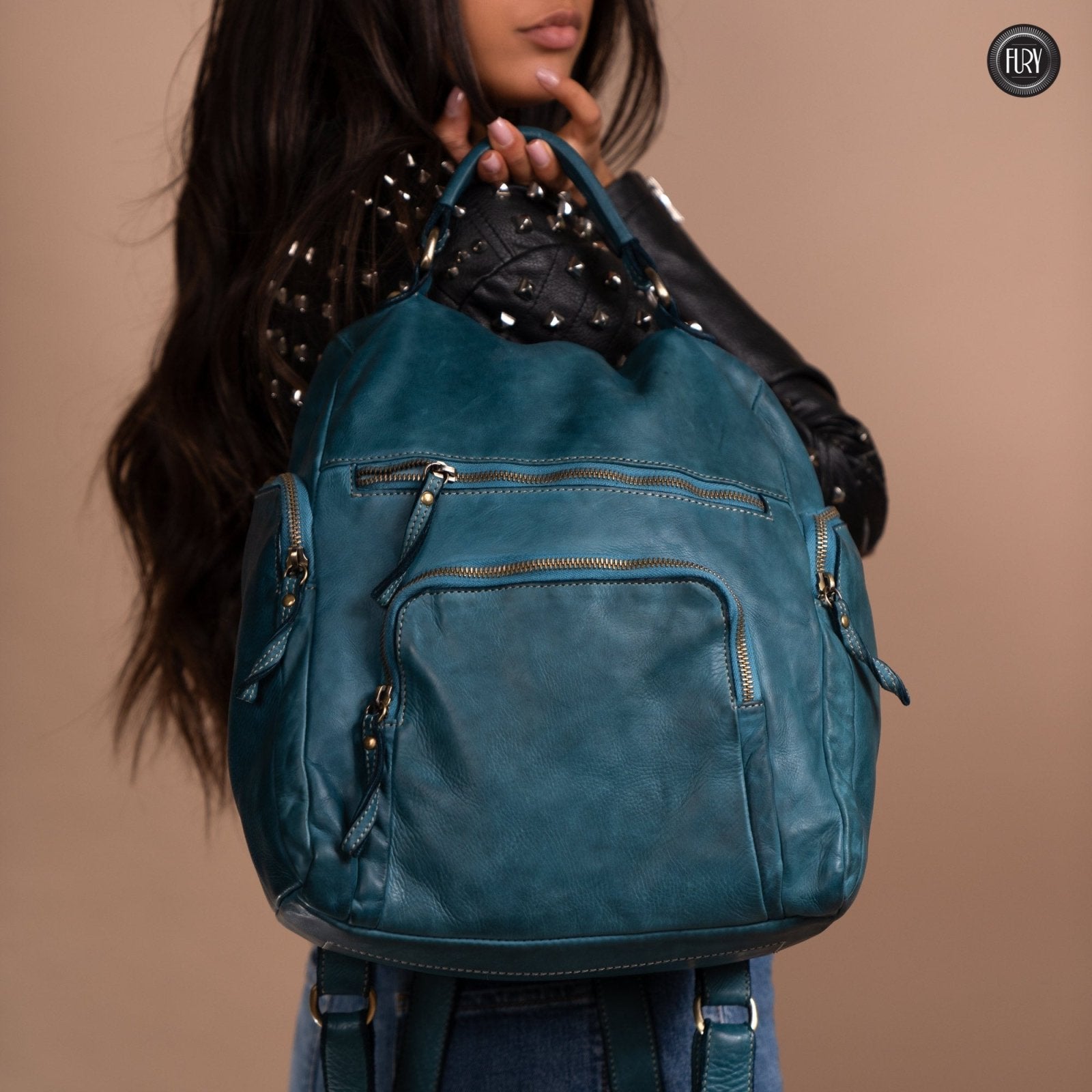 Zainetto Volterra in pelle - Fury