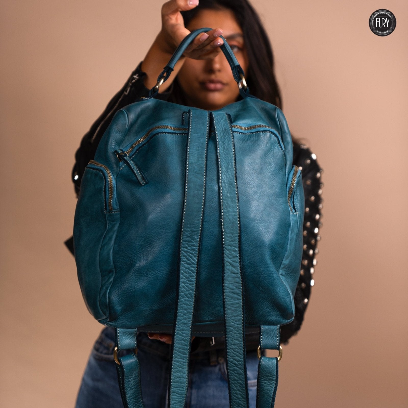 Zainetto Volterra in pelle - Fury