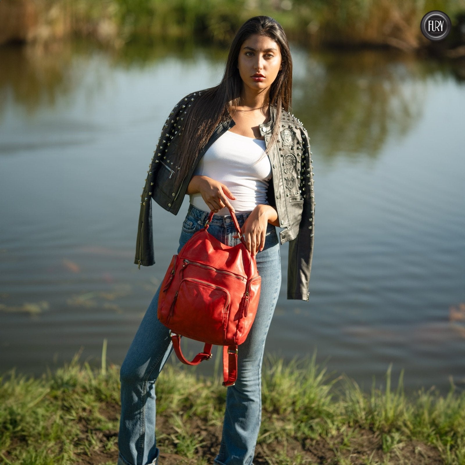 Zainetto Volterra in pelle - Fury