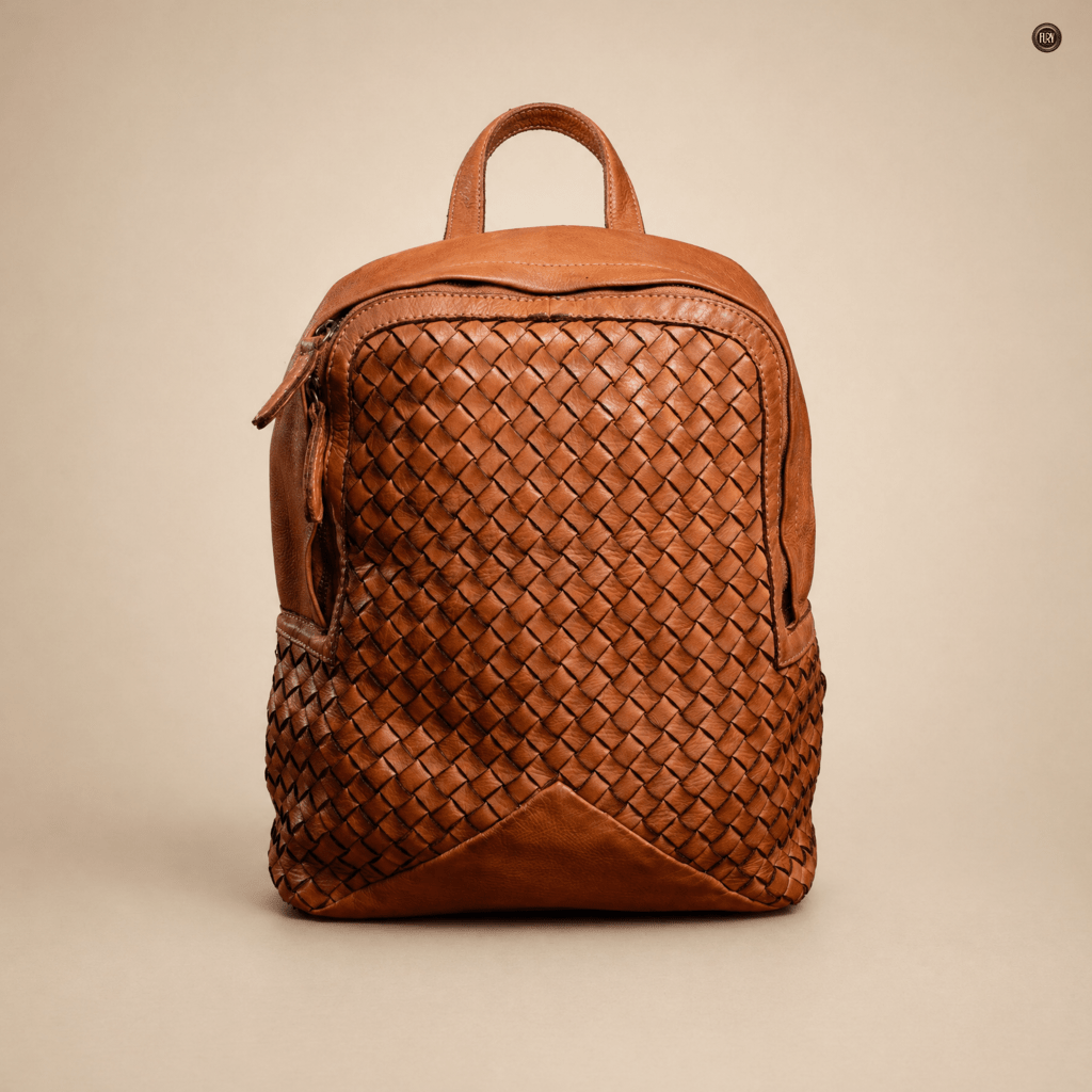 Zaino Arco in pelle intrecciata - Fury