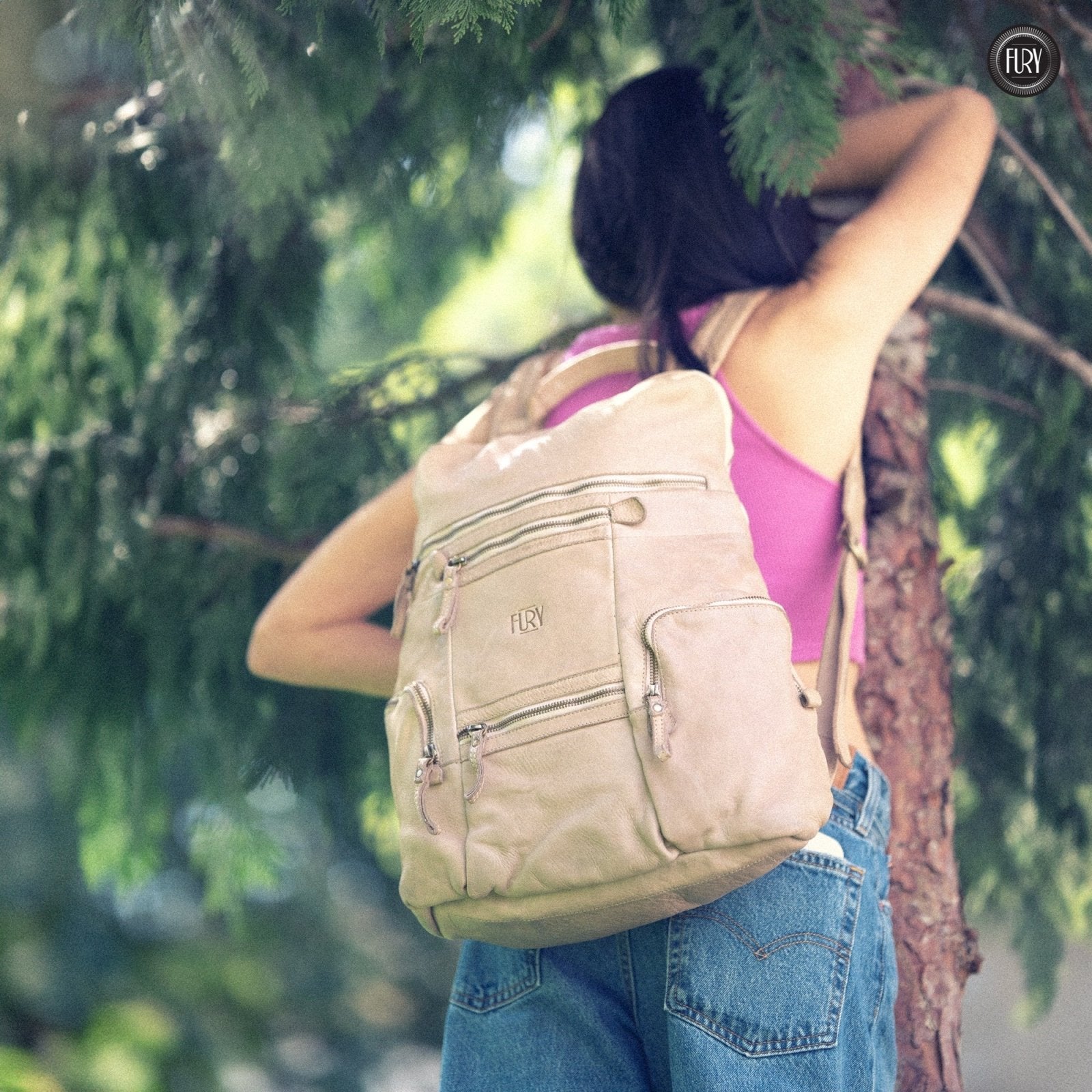 Zaino Brando in pelle - Fury