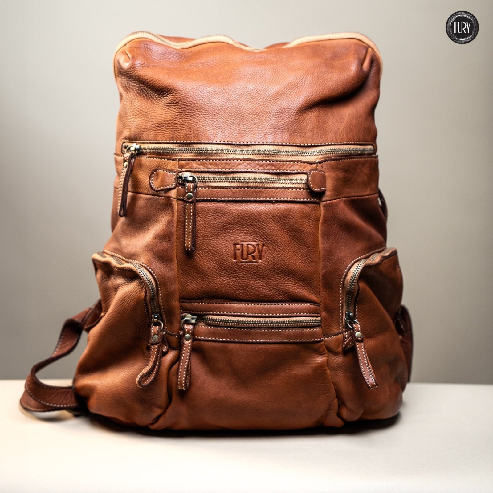 Zaino Brando in pelle - Fury