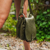 Borsa Francesca in pelle Fury#colore_verde-militare