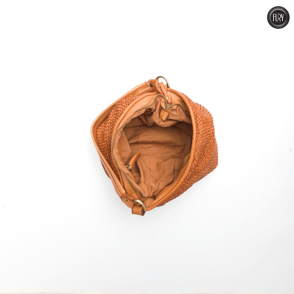 Borsa Linda in pelle intrecciata - Fury