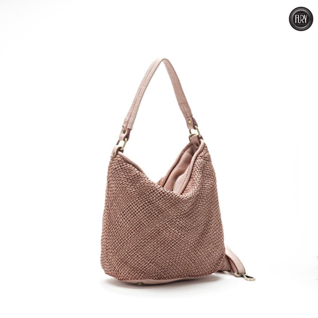 Borsa Linda in pelle intrecciata - Fury