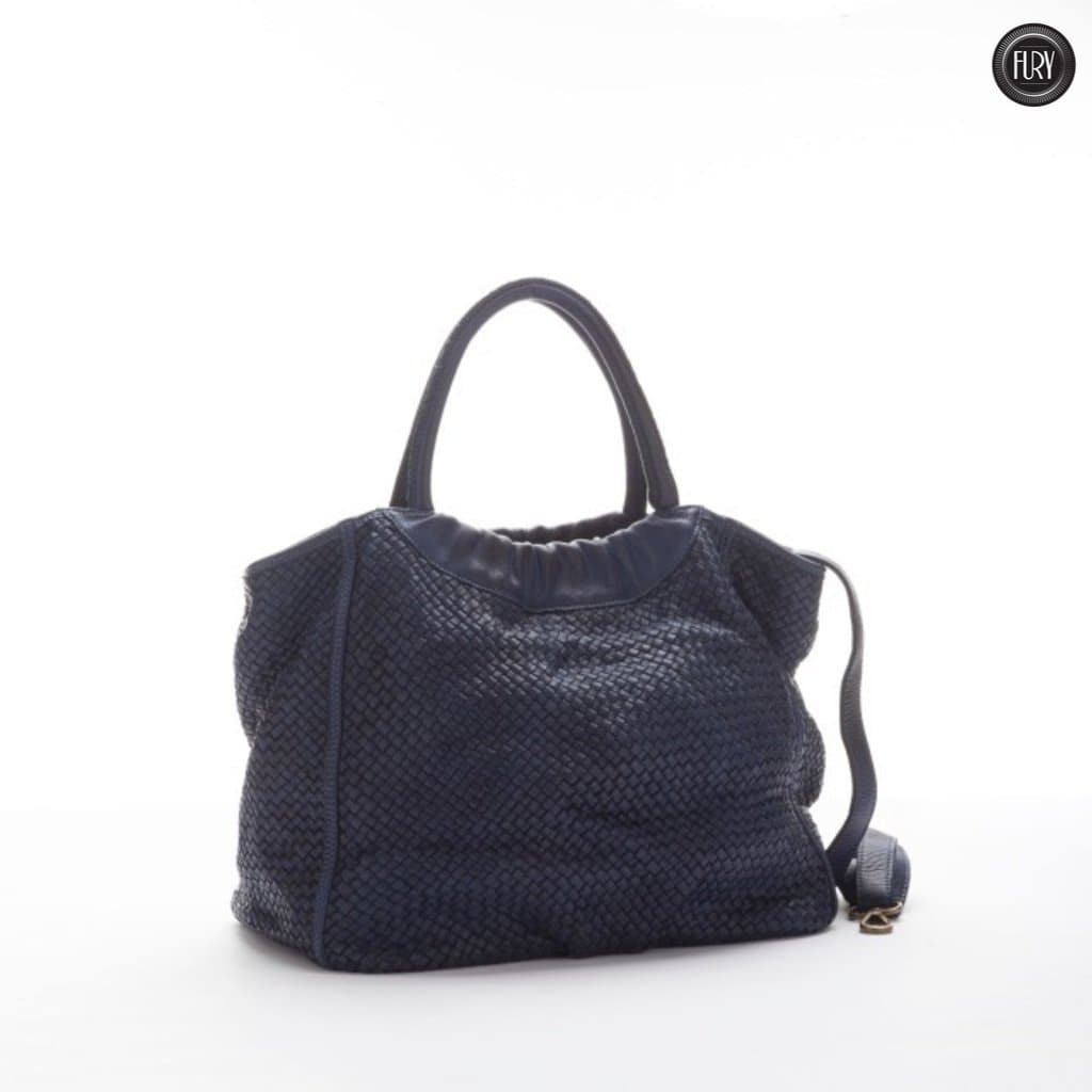 Borsa Prime in pelle intrecciata - Fury