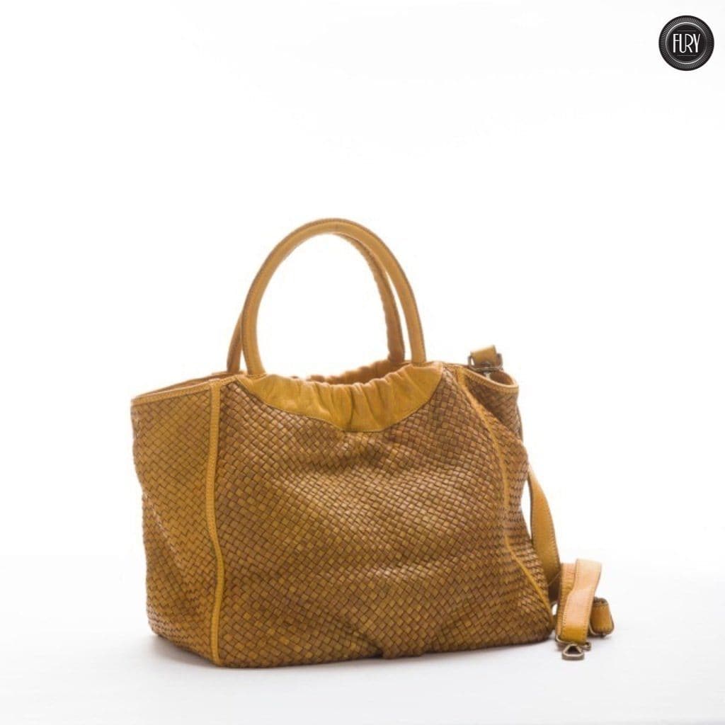 Borsa Prime in pelle intrecciata - Fury