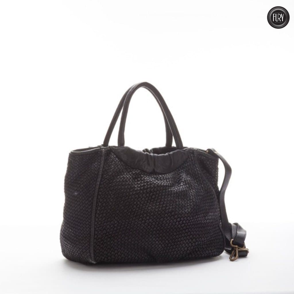 Borsa Prime in pelle intrecciata - Fury