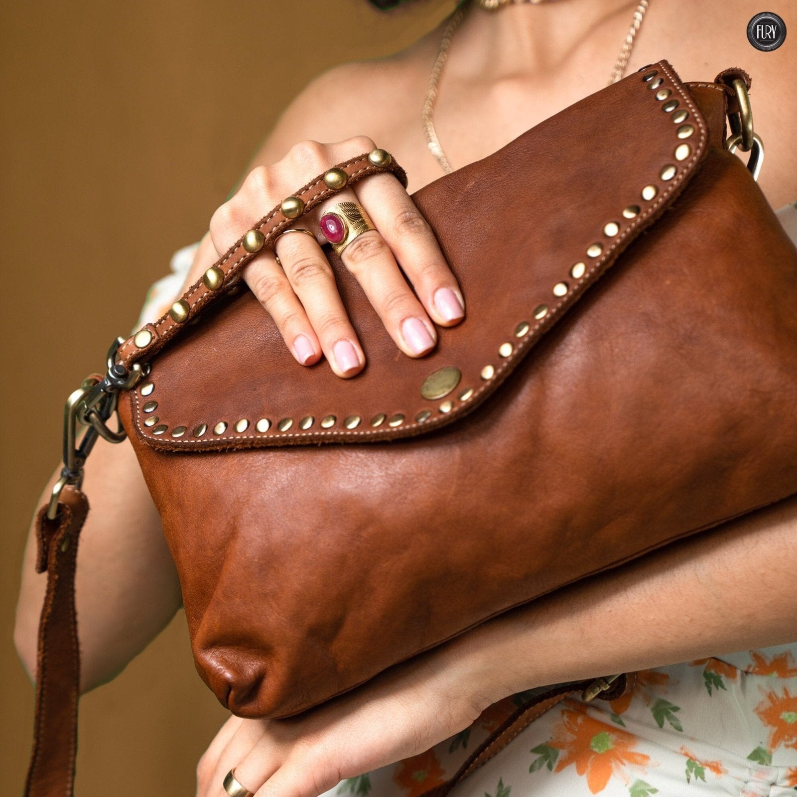 Pochette Sofia in pelle - Fury