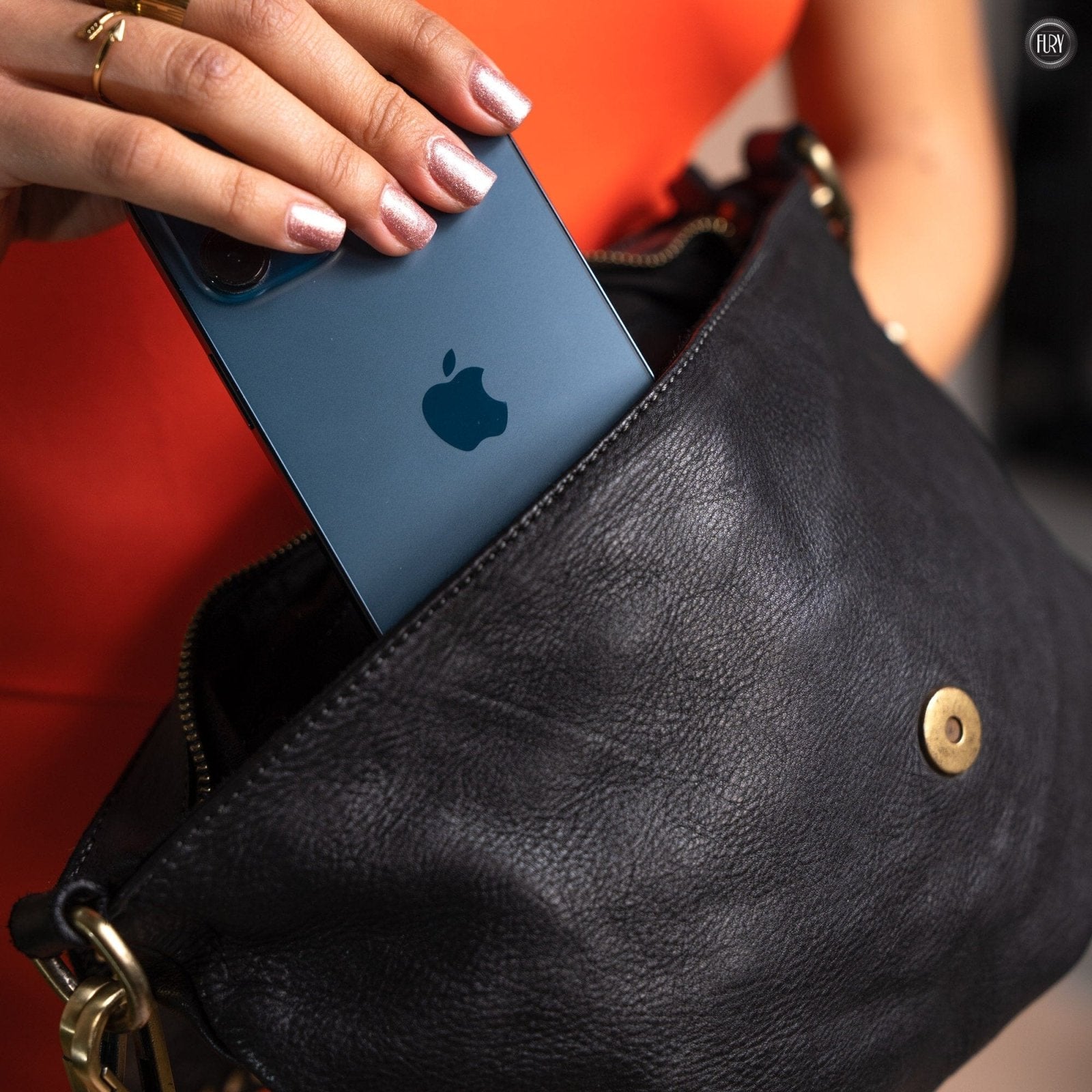 Pochette Sofia in pelle - Fury