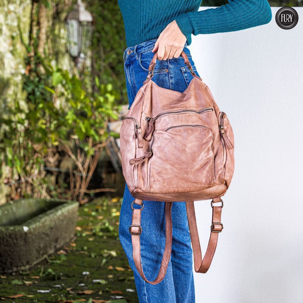 Zainetto Volterra in pelle - Fury