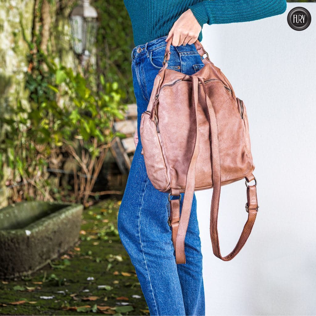 Zainetto Volterra in pelle - Fury