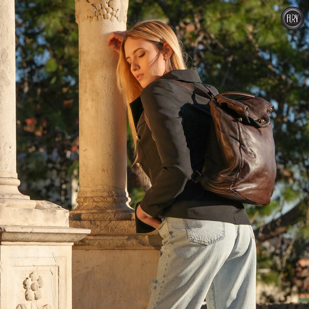 Zaino Danzo in pelle - Fury